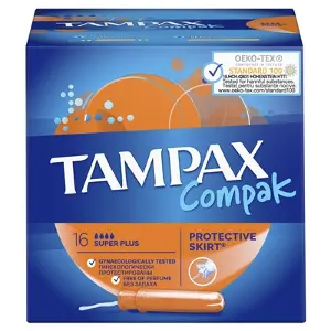 ТАМПОНЫ ГИГИЕНИЧЕСКИЕ TAMPAX с юбочкой