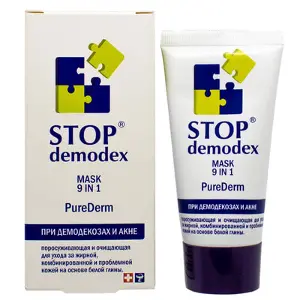 STOP DEMODEX (СТОП ДЕМОДЕКС) МАСКА 9 В 1 PureDerm маска 50 мл