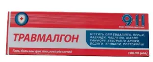 911 "Травмалгон" гель-бальзам для тела разогревающий тм "911 Ваша служба спасения" 100 мл