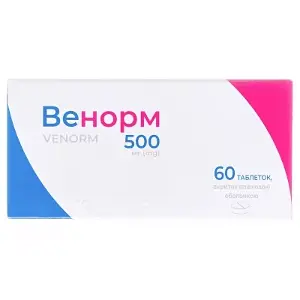 Венорм табл. п/пленк. обол. 500 мг блистер, тм Baum Pharm №60