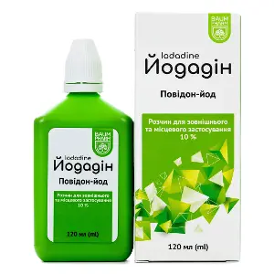 Йодадін р-н д/зовн. та місц. застос. 10 % фл. 120 мл, тм Baum Pharm