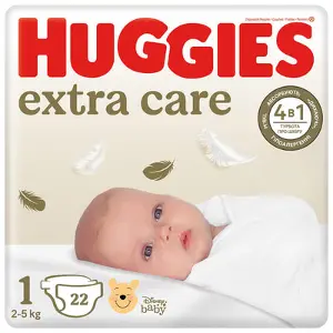 Подгузники детские Хаггис экстра (Huggies Extra Care) размер 1