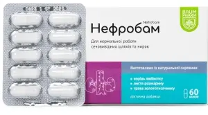 Нефробам капсули, тм Baum Pharm № 60