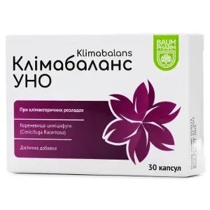 Клімабаланс уно капсули 400 мг, тм Baum Pharm № 30