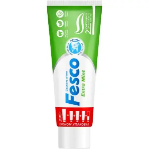 Паста зубна Феско (Fesco) 250 мл, extra mint