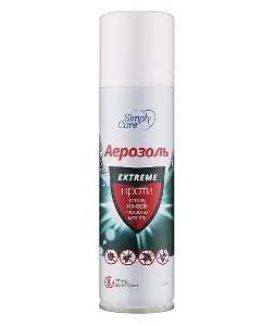 Аерозоль від комарів та кліщів Simply Care (Сімплі Кеа), 100 мл