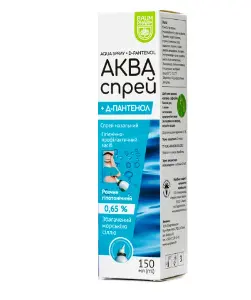 Аква Спрей Плюс Д-пантенол спрей назальний 0,65%, 150 мл - Баум Фарм