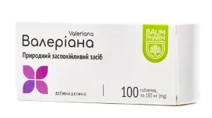 Валеріана таблетки, 100 шт. - Баум Фарм