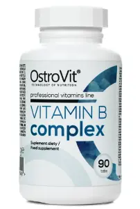 ОстроВіт (OstroVit) Комплекс Вітамін B в таблетках, 90 шт.