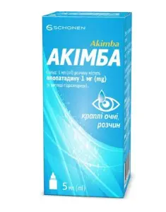 Акімба краплі для очей по 1мг/мл, 5 мл