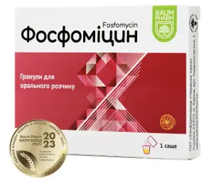 Фосфомицин гранулы для орального раствора в саше по 3 г, 1 шт. - Баум Фарм