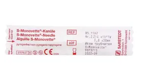 Голка трубчаста S-Monovette 21G 0.8x38 мм 1 шт