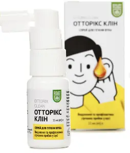 Отторікс Клін спрей для вух, 15 мл - Баум Фарм