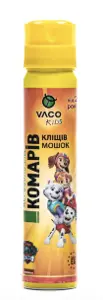 Спрей від комарів кліщів та мошок Vaco (Вако) Kids Paw Patrol для дітей від 2-х років, 100 мл Спрей від комарів кліщів та мошок Vaco (Вако) Kids Paw Patrol для дітей від 2-х років, 100 мл