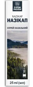 Назикап Fidem Pharm спрей назальный 25 мл Назикап Fidem Pharm спрей назальный 25 мл