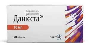 Даниеста таблетки по 10 мг, 20 шт. Даниеста таблетки по 10 мг, 20 шт.