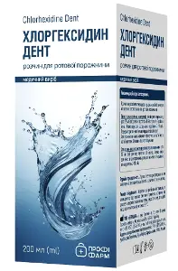 Хлоргексидин Дент раствор 0,12% флакон 200 мл, Профи Фарм Хлоргексидин Дент раствор 0,12% флакон 200 мл, Профи Фарм