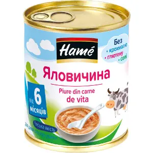 Пюре мясное детское HAME (Хаме) Говядина 100 г Пюре мясное детское HAME (Хаме) Говядина 100 г