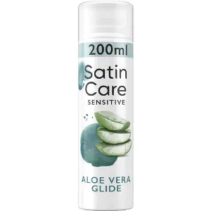 Гель для бритья женский GILLETTE (Жиллет) Satin Care (Сатин Кэа) для чувствительной кожи 200 мл Гель для бритья женский GILLETTE (Жиллет) Satin Care (Сатин Кэа) для чувствительной кожи 200 мл