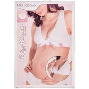 Майка для годування RELAXSAN (Релаксан) жіноча SMART NURSING BRA MILK M біла Майка для годування RELAXSAN (Релаксан) жіноча SMART NURSING BRA MILK M біла