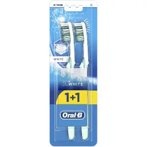 Зубная щетка ORAL-B (Орал-би) 3D Advantage White (3 ДЭ Адвантедж вайт) 2 шт Зубная щетка ORAL-B (Орал-би) 3D Advantage White (3 ДЭ Адвантедж вайт) 2 шт