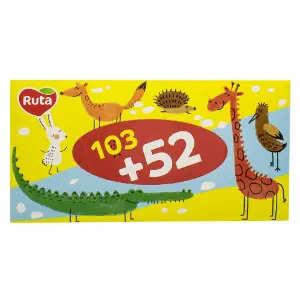 Серветки гігієнічні Ruta Kids (Рута Кідс) Facial Tissue паперові косметичні пенал 155 шт Серветки гігієнічні Ruta Kids (Рута Кідс) Facial Tissue паперові косметичні пенал 155 шт