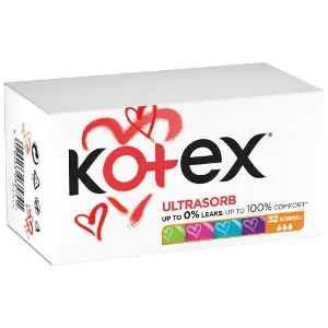 Тампони жіночі KOTEX (Котекс) Normal (Нормал) 32 шт Тампони жіночі KOTEX (Котекс) Normal (Нормал) 32 шт