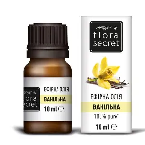 Олія FLORA SECRET (Флора Сікрет) ефірна Ваніль 10 мл Олія FLORA SECRET (Флора Сікрет) ефірна Ваніль 10 мл