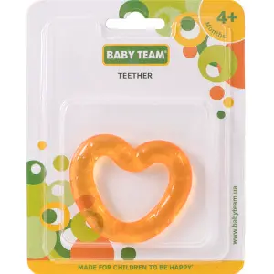 Прорізувач водний дитячий BABY TEAM (Бебі Тім) артикул 4005 Зірочка/сердечко з 4-х місяців 1 шт Прорізувач водний дитячий BABY TEAM (Бебі Тім) артикул 4005 Зірочка/сердечко з 4-х місяців 1 шт