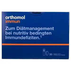 Ортомол Іммун (Orthomol Immun) вітамінний комплекс для підвищення імунітету флакон + таблетки з вітаміном С, Д, цинком на курс прийому 30 днів Ортомол Іммун (Orthomol Immun) вітамінний комплекс для підвищення імунітету флакон + таблетки з вітаміном С, Д, цинком на курс прийому 30 днів