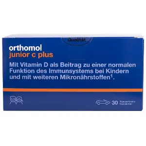 Ортомол Джуніор С плюс (Orthomol junior С plus) для підвищення імунітету таблетки жувальні смак апельсину з вітаміном С, Д, цинком на курс 30 днів Ортомол Джуніор С плюс (Orthomol junior С plus) для підвищення імунітету таблетки жувальні смак апельсину з вітаміном С, Д, цинком на курс 30 днів