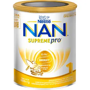 Суміш молочна дитяча NESTLE (Нестле) Нан 1 Supreme (Супрім) на основі частково гідролізованого білка молочної сироватки для з народження 800 г Суміш молочна дитяча NESTLE (Нестле) Нан 1 Supreme (Супрім) на основі частково гідролізованого білка молочної сироватки для з народження 800 г