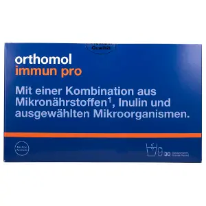 Ортомол Імун Про (Orthomol Immun) вітамінний комплекс для підвищення імунітету гранули + капсули з вітаміном С, Д, цинком на курс прийому 30 днів Ортомол Імун Про (Orthomol Immun) вітамінний комплекс для підвищення імунітету гранули + капсули з вітаміном С, Д, цинком на курс прийому 30 днів