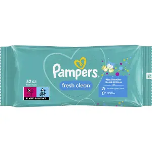 Серветки вологі дитячі PAMPERS (Памперс) Baby Fresh Clean (Бебі фреш клін) упаковка 52 шт Серветки вологі дитячі PAMPERS (Памперс) Baby Fresh Clean (Бебі фреш клін) упаковка 52 шт