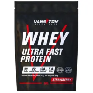 Високопроцентний сироватковий білок для спортсменів VANSITON (Вансітон) Ultra Pro (Ультра Про) Протеїн Полуниця порошок 900 г Високопроцентний сироватковий білок для спортсменів VANSITON (Вансітон) Ultra Pro (Ультра Про) Протеїн Полуниця порошок 900 г