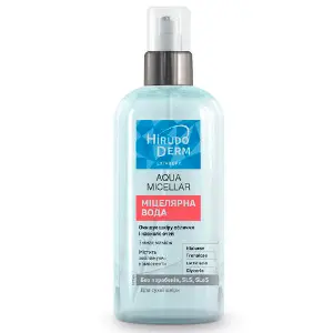 Вода міцелярна HIRUDO DERM (Гірудо дерм) Extra Dry Aqua Micellar (Екстра драй аква міцеляр) очищуюча 500 мл Вода міцелярна HIRUDO DERM (Гірудо дерм) Extra Dry Aqua Micellar (Екстра драй аква міцеляр) очищуюча 500 мл