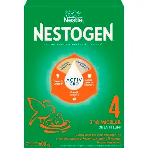 Суміш молочна дитяча NESTLE (Нестле) Нестожен 4 з лактобактеріями L. Reuteri з 18 місяців 600 г Суміш молочна дитяча NESTLE (Нестле) Нестожен 4 з лактобактеріями L. Reuteri з 18 місяців 600 г