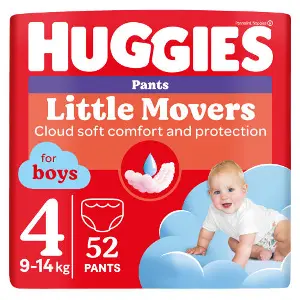 Підгузки-трусики для дітей HUGGIES (Хагіс) Pants (Пентс) 4 для хлопчиків від 9 до 14 кг 52 шт NEW Підгузки-трусики для дітей HUGGIES (Хагіс) Pants (Пентс) 4 для хлопчиків від 9 до 14 кг 52 шт NEW