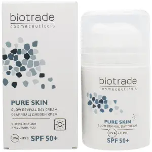 Крем для обличчя BIOTRADE Pure Skin (Біотрейд Пуе Скін) ревіталізуючий денний проти перших ознак старіння SPF 50+ 50 мл Крем для обличчя BIOTRADE Pure Skin (Біотрейд Пуе Скін) ревіталізуючий денний проти перших ознак старіння SPF 50+ 50 мл