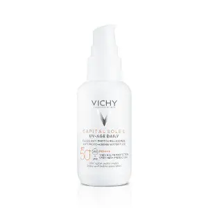 Флюїд для обличчя VICHY (Віши) Капіталь Солей проти фотостаріння шкіри сонцезахисний SPF 50 40 мл Флюїд для обличчя VICHY (Віши) Капіталь Солей проти фотостаріння шкіри сонцезахисний SPF 50 40 мл