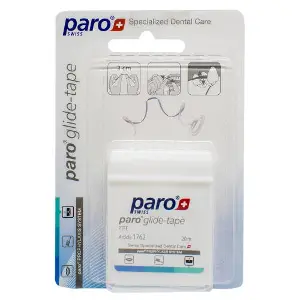 Зубна стрічка з тефлону PARO (Паро) Glide-tape 20 м Зубна стрічка з тефлону PARO (Паро) Glide-tape 20 м