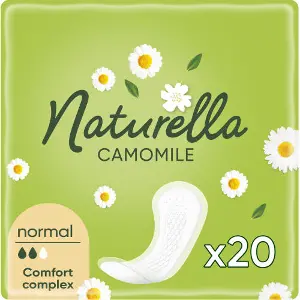 Прокладки щоденні жіночі NATURELLA (Натурелла) Normal Single Camomile (Нормал Сінгл) з ромашкою 20 шт Прокладки щоденні жіночі NATURELLA (Натурелла) Normal Single Camomile (Нормал Сінгл) з ромашкою 20 шт