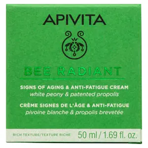Крем для обличчя APIVITA (Апівіта) BEE RADIANT (Бі радіант) насиченої текстури проти старіння і слідів втоми 50 мл Крем для обличчя APIVITA (Апівіта) BEE RADIANT (Бі радіант) насиченої текстури проти старіння і слідів втоми 50 мл