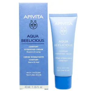 Крем для обличчя APIVITA (Апівіта) AQUA BEELICIOUS (Аква Беліциос) насиченої текстури комфортний, зволожуючий 40 мл Крем для обличчя APIVITA (Апівіта) AQUA BEELICIOUS (Аква Беліциос) насиченої текстури комфортний, зволожуючий 40 мл