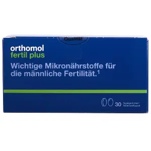 Ортомол Фертил Плюс Нью (Orthomol Fertil plus new) вітамінний комплекс для лікування фертильності у чоловіків капсули на курс прийому 30 днів Ортомол Фертил Плюс Нью (Orthomol Fertil plus new) вітамінний комплекс для лікування фертильності у чоловіків капсули на курс прийому 30 днів