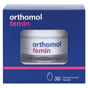 Ортомол Фемін (Orthomol Femin) вітамінний комплекс для жінок на період менопаузы капсули на курс прийому 30 днів Ортомол Фемін (Orthomol Femin) вітамінний комплекс для жінок на період менопаузы капсули на курс прийому 30 днів