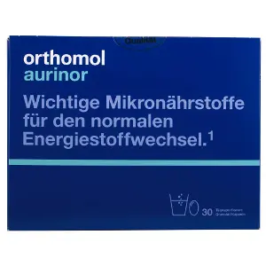 Ортомол Ауринор (Orthomol Aurinor) вітамінний комплекс для нормалізації енергетичного обміну гранули + капсули на курс прийому 30 днів Ортомол Ауринор (Orthomol Aurinor) вітамінний комплекс для нормалізації енергетичного обміну гранули + капсули на курс прийому 30 днів