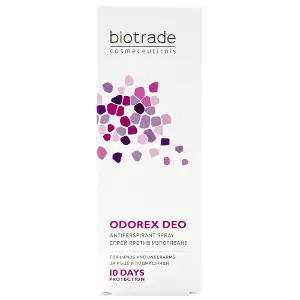 Спрей-антиперспирант BIOTRADE Odorex (Биотрейд Одорекс) длительного действия 10 дней защиты 40 мл Спрей-антиперспирант BIOTRADE Odorex (Биотрейд Одорекс) длительного действия 10 дней защиты 40 мл