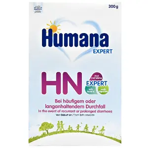 Суміш суха молочна HUMANA (Хумана) HN Expert при порушеннях травлення, що супроводжуються діареєю для дітей з народження 300 г Суміш суха молочна HUMANA (Хумана) HN Expert при порушеннях травлення, що супроводжуються діареєю для дітей з народження 300 г
