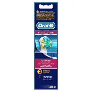 Насадки для електричної зубної щітки ORAL-B (Орал-бі) Floss Action EB25RB Флосс актион 2 шт Насадки для електричної зубної щітки ORAL-B (Орал-бі) Floss Action EB25RB Флосс актион 2 шт
